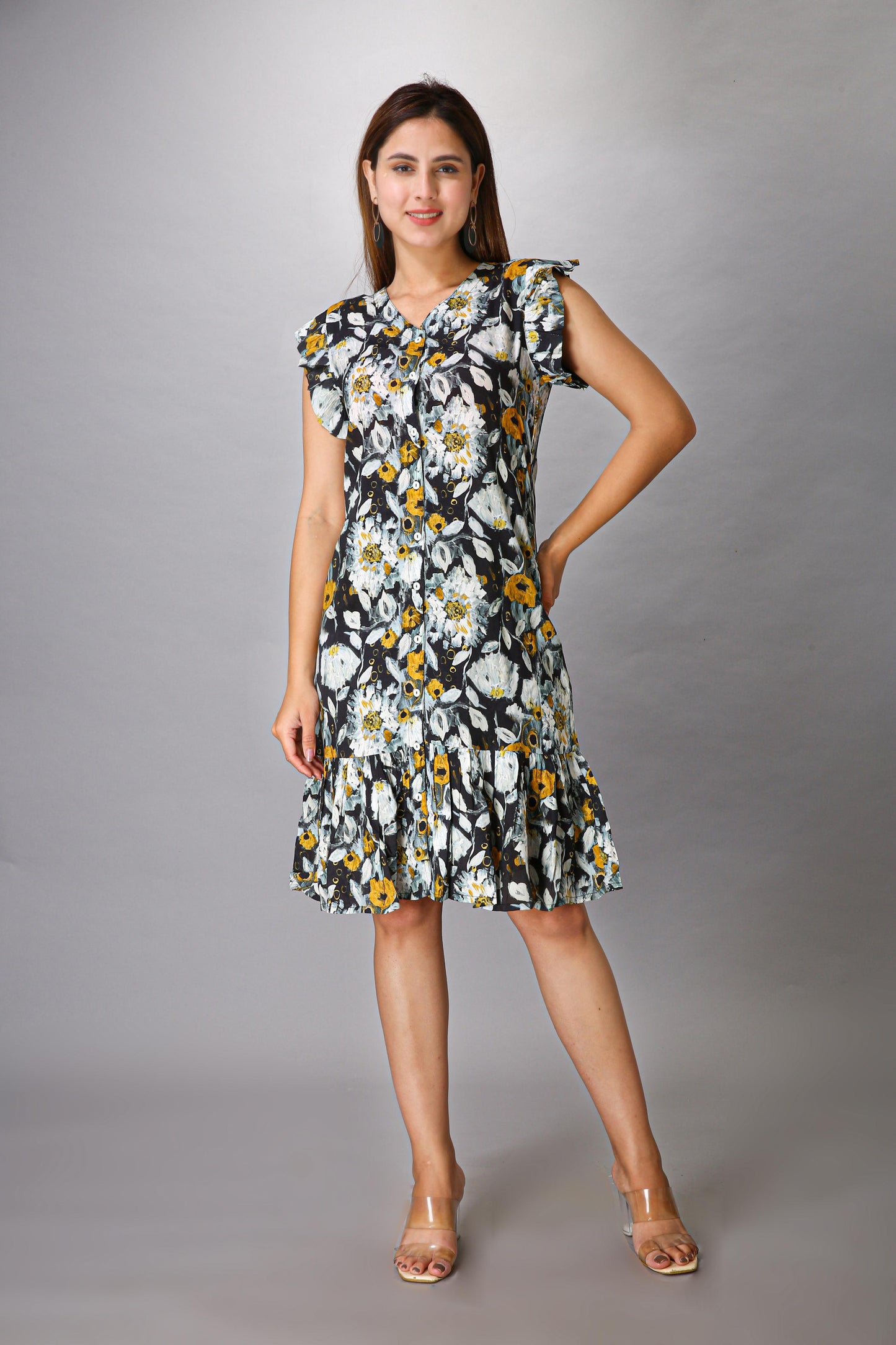 BLACK COLOUR DRESS