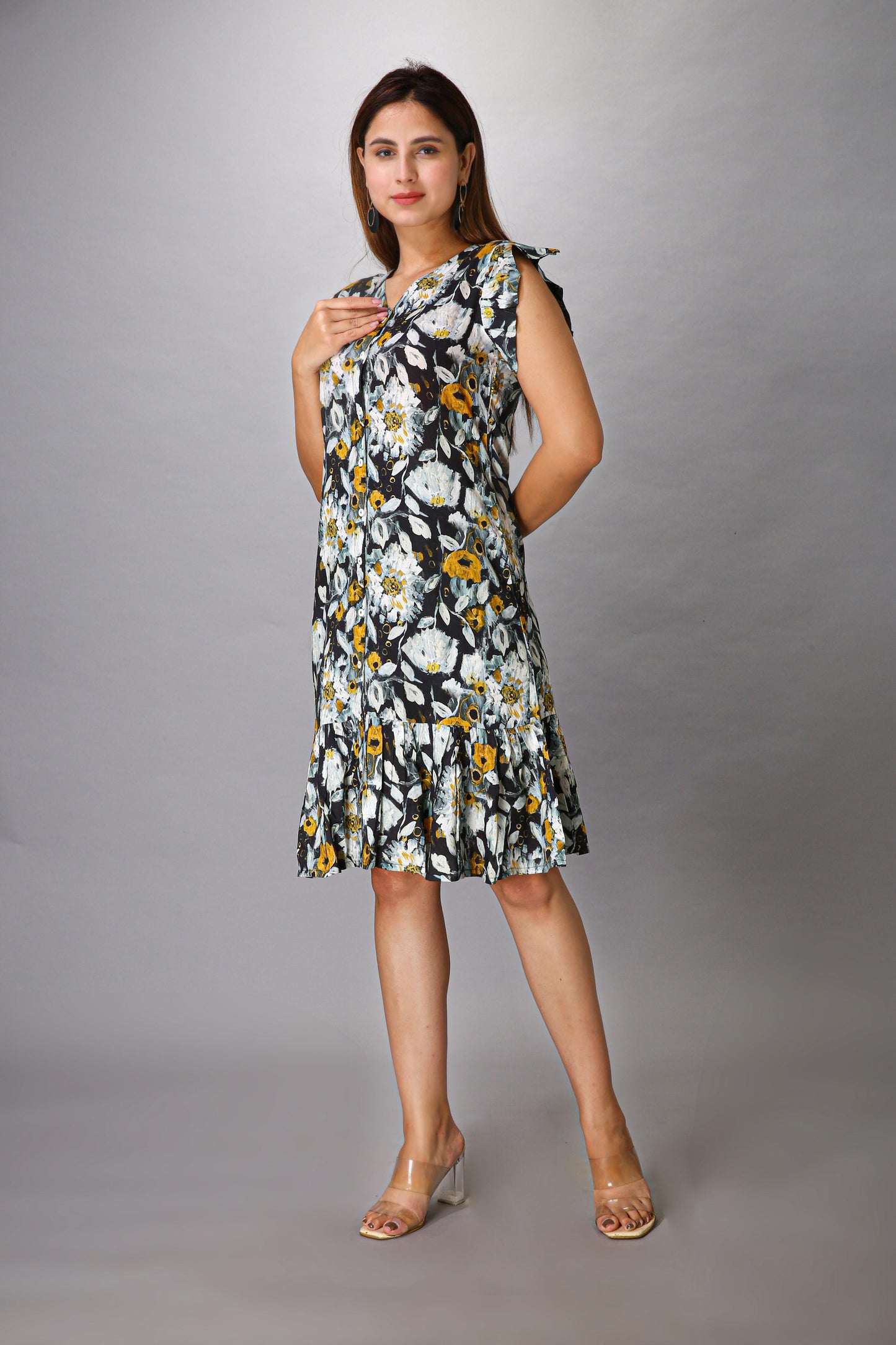 BLACK COLOUR DRESS