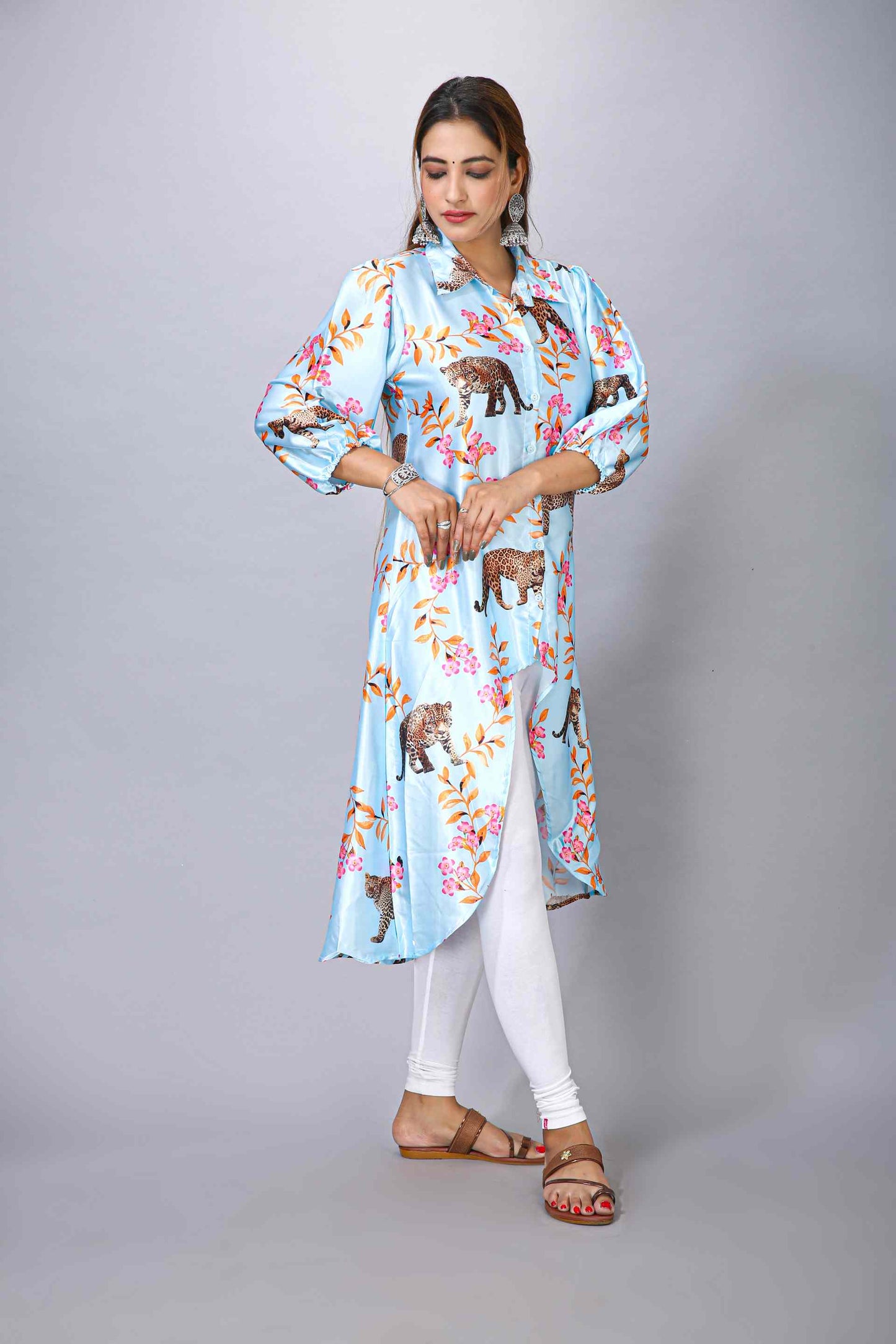 Sky Color Kurti