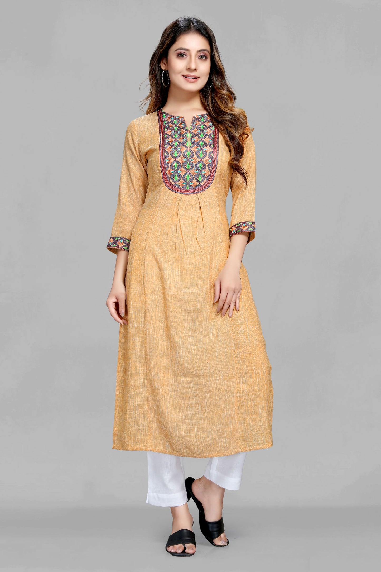 Beige Color Kurti