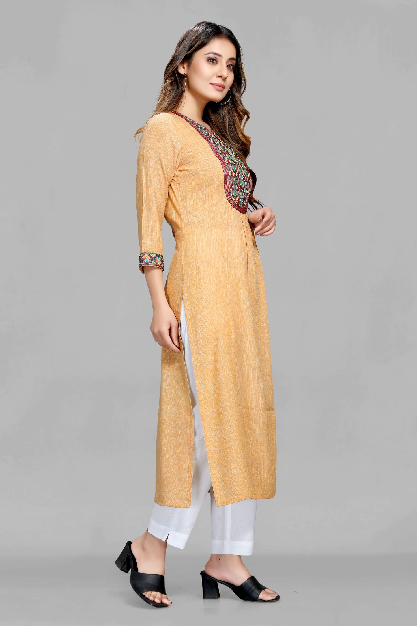 Beige Color Kurti