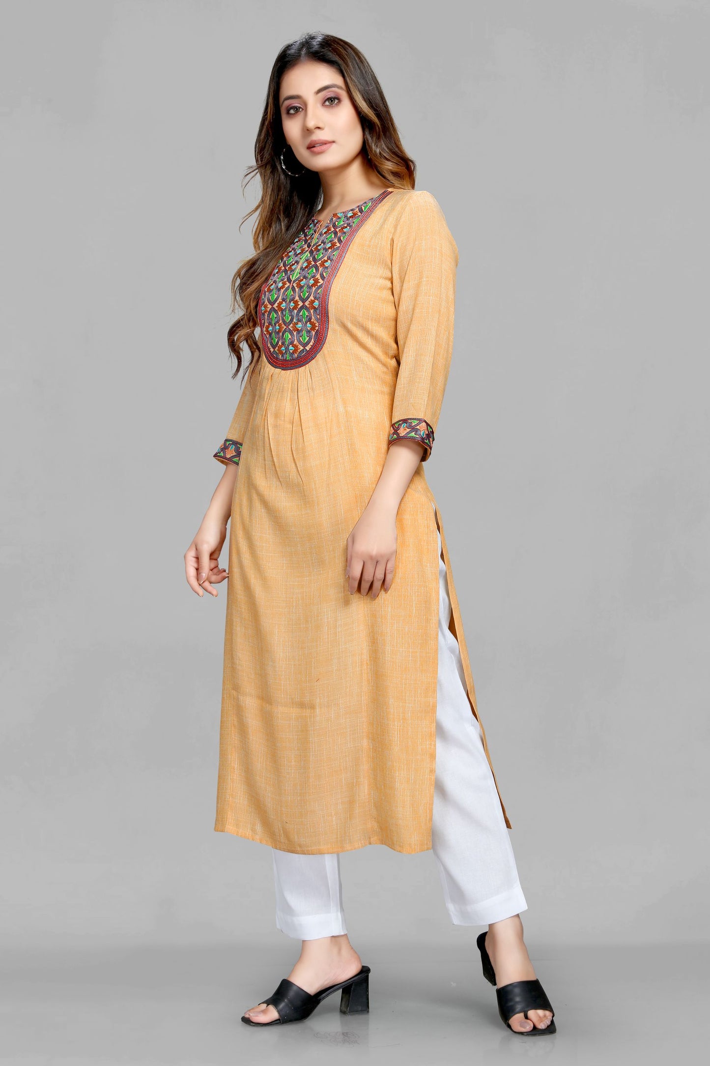 Beige Color Kurti