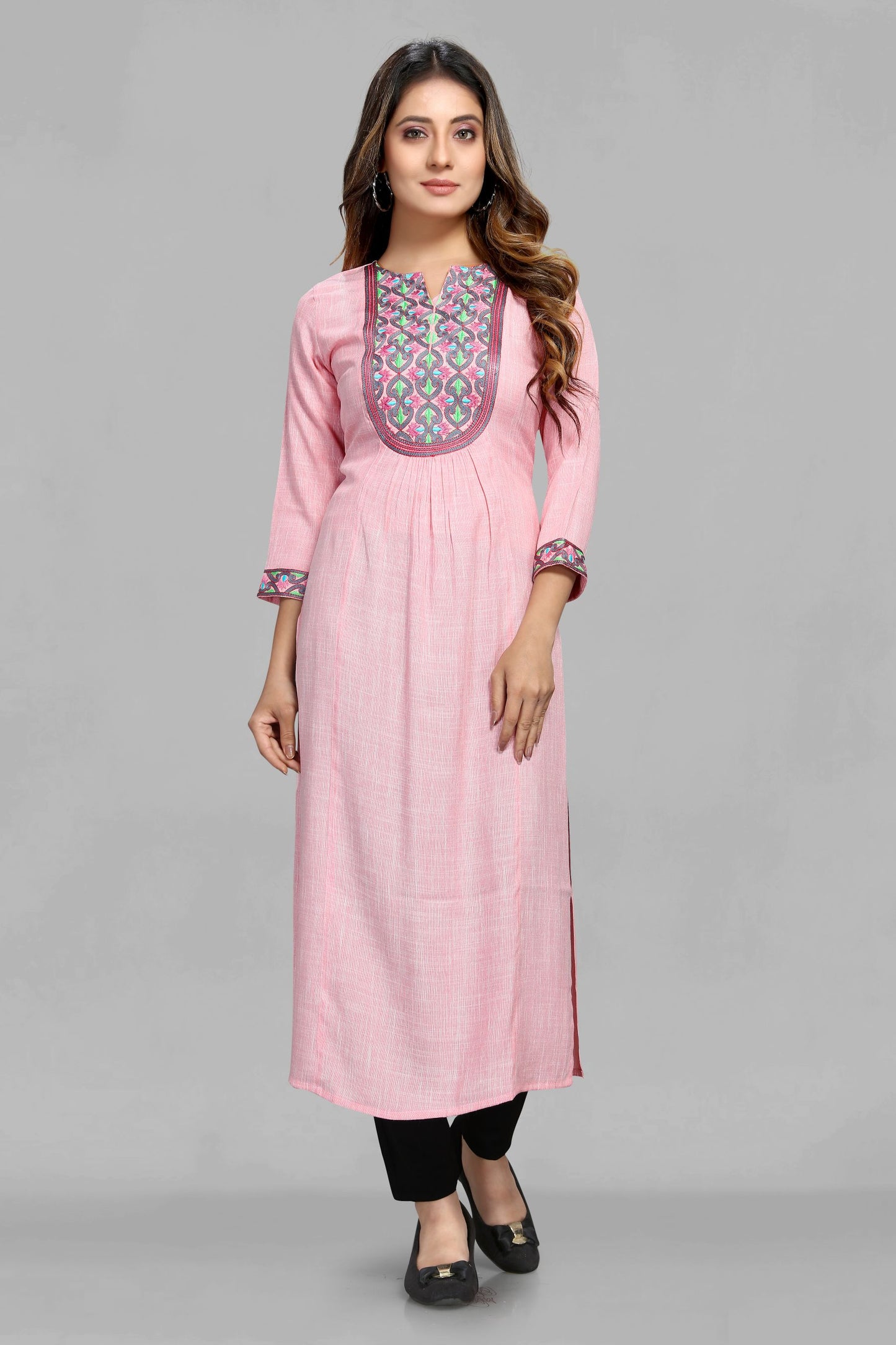 Pink Color Kurti