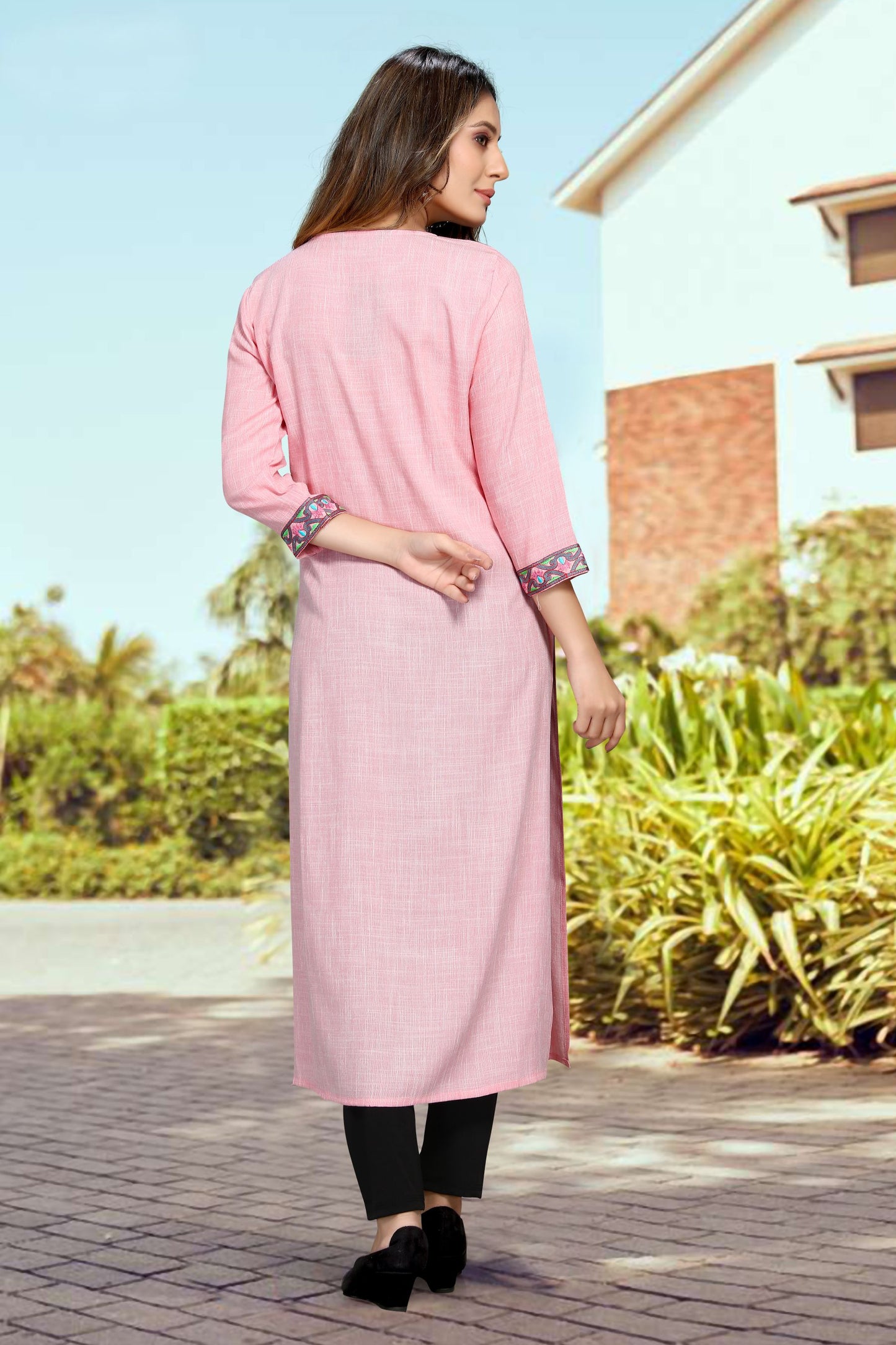 Pink Color Kurti