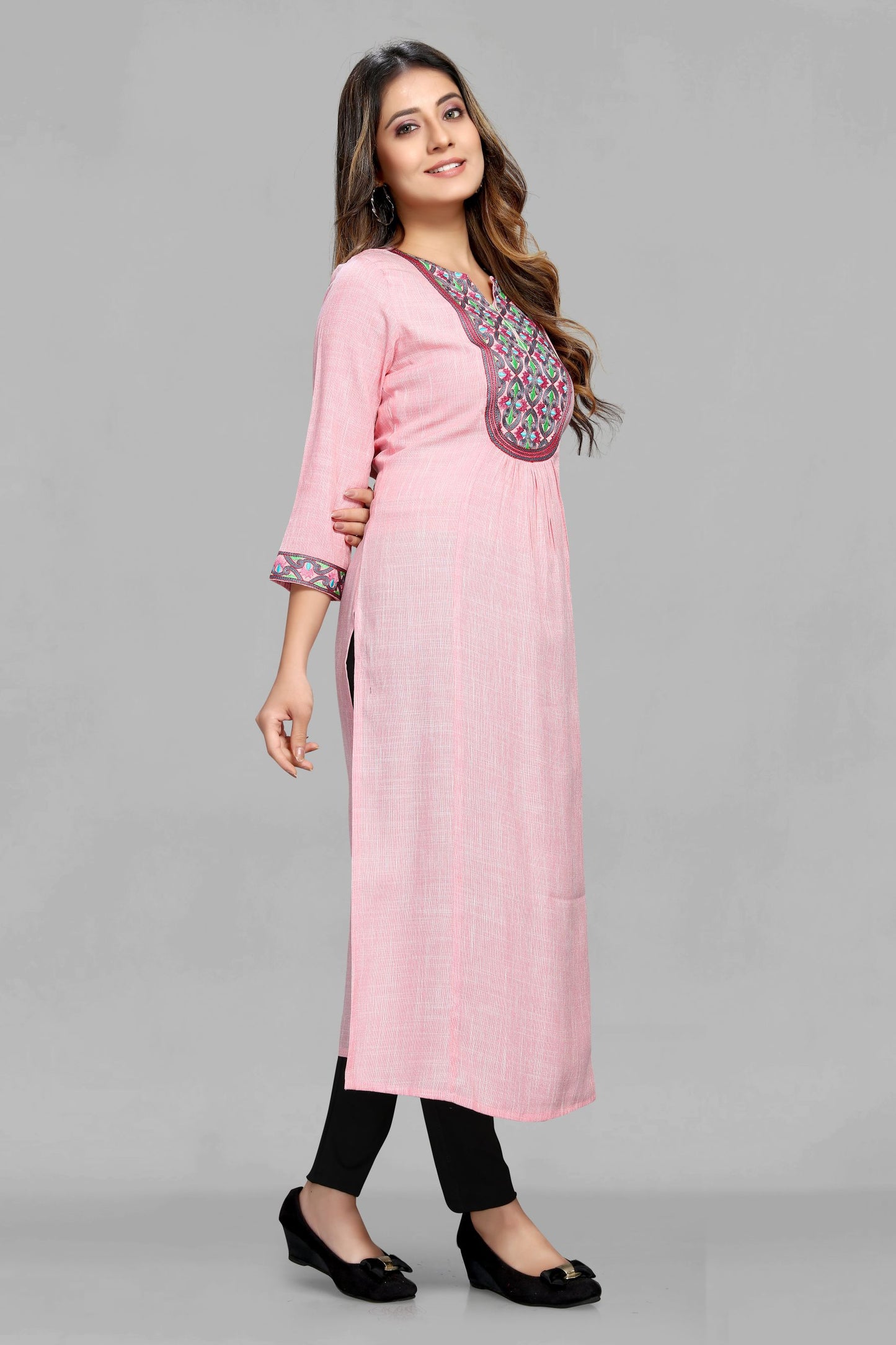 Pink Color Kurti