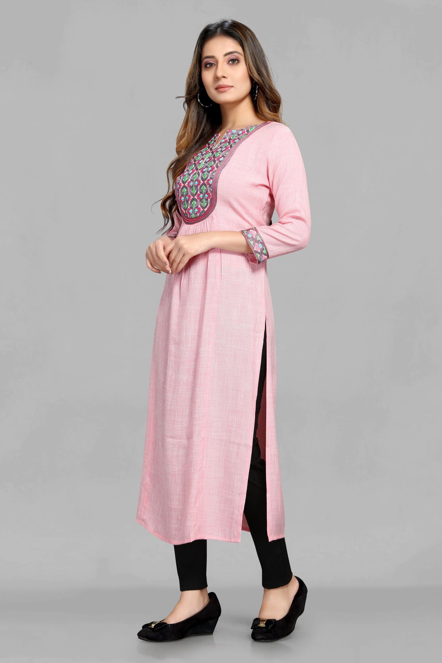 Pink Color Kurti