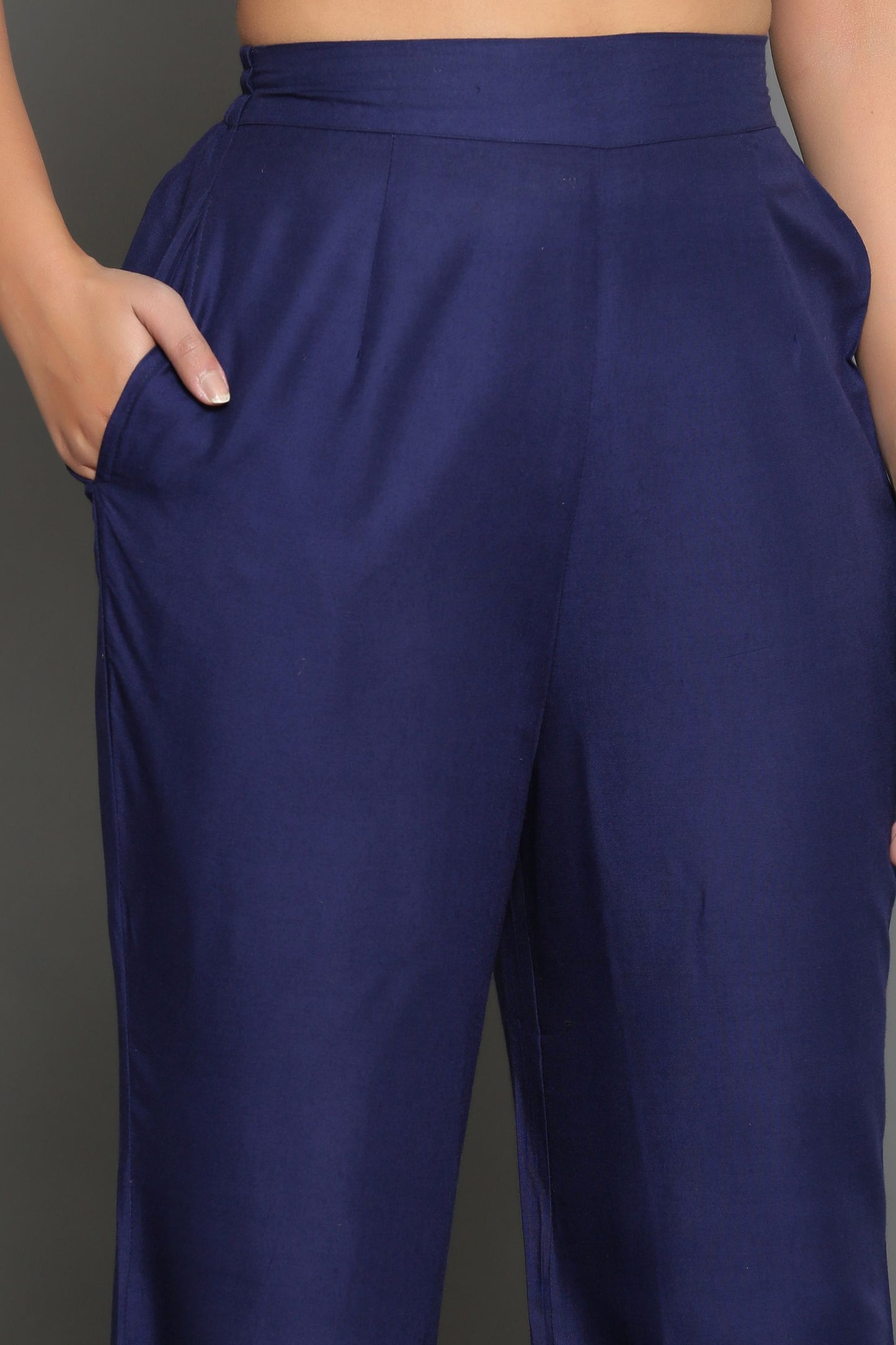 Navy Blue Palazzo Pant