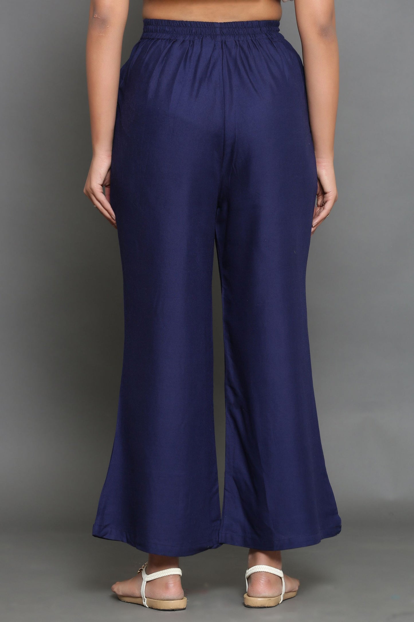 Navy Blue Palazzo Pant