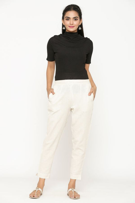 Natural Flex Cotton Trousers Pant