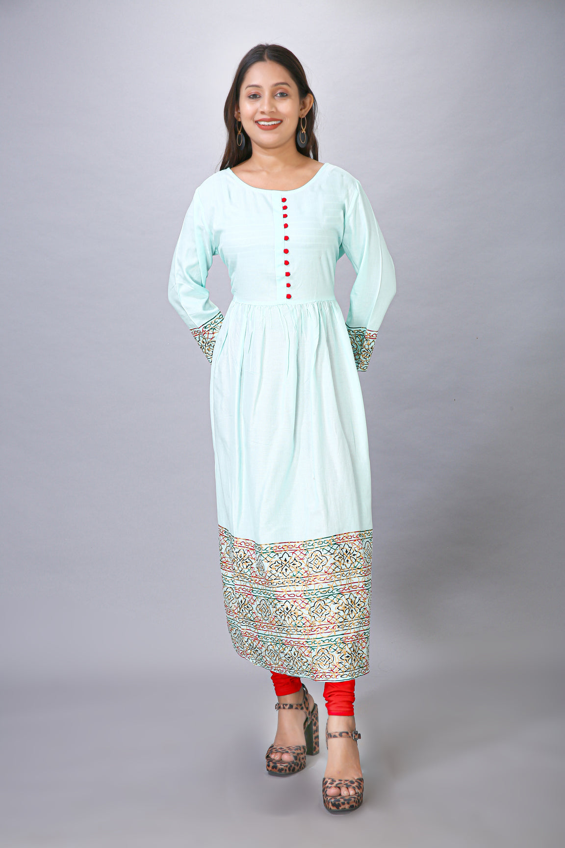 SKY RAYON KURTI