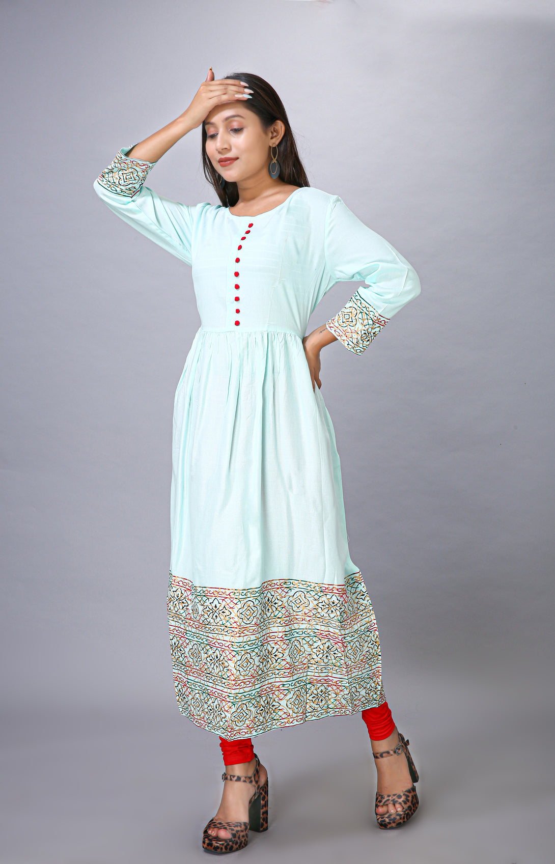 SKY RAYON KURTI