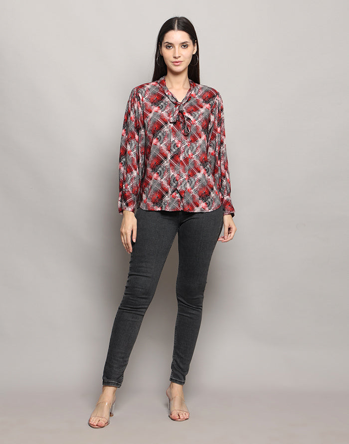 Digital Print Fancy Top