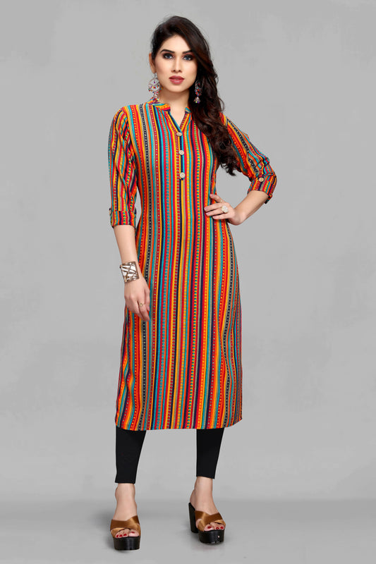 Multi Color Digital Print Kurti