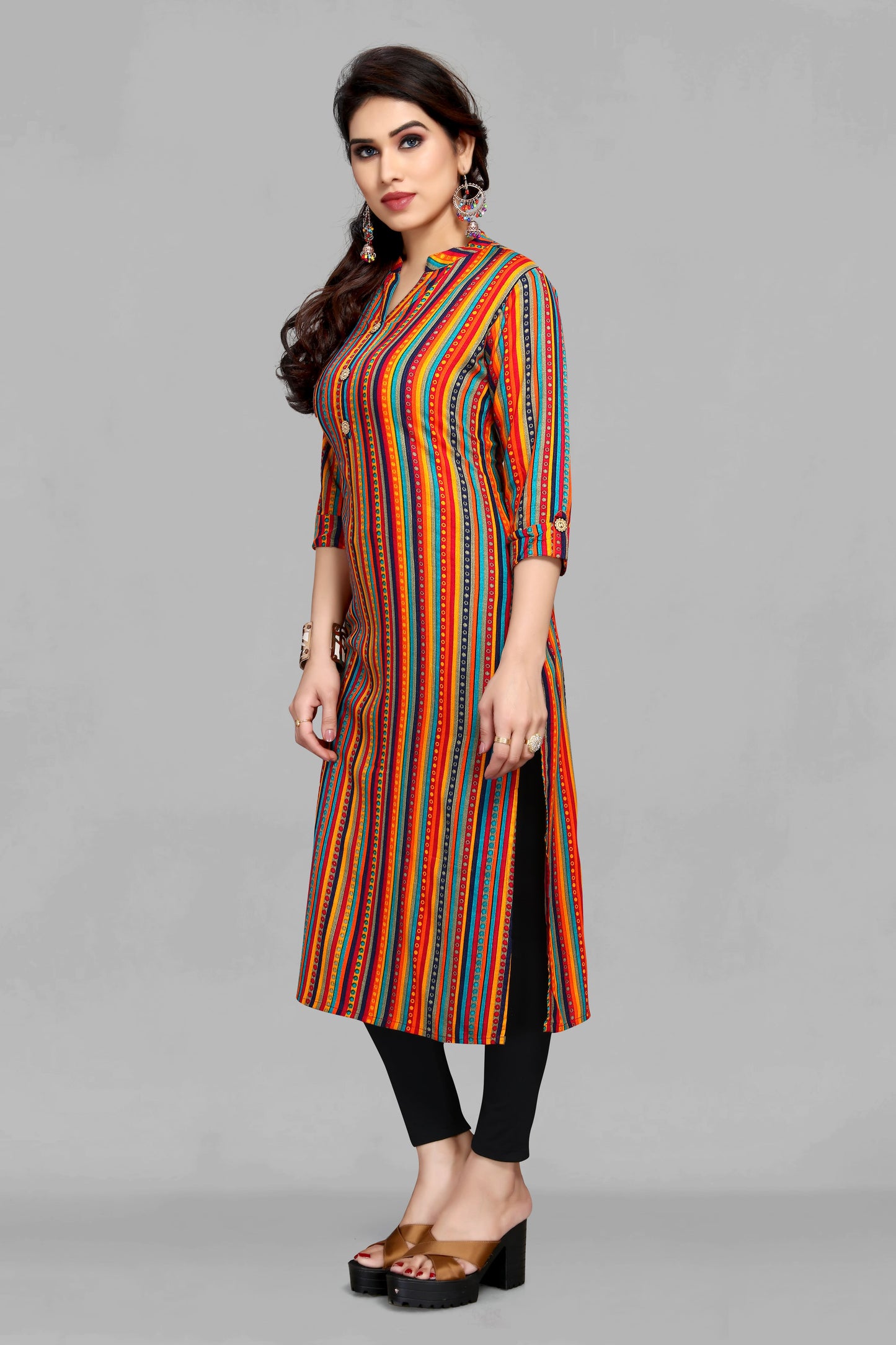 Multi Color Digital Print Kurti