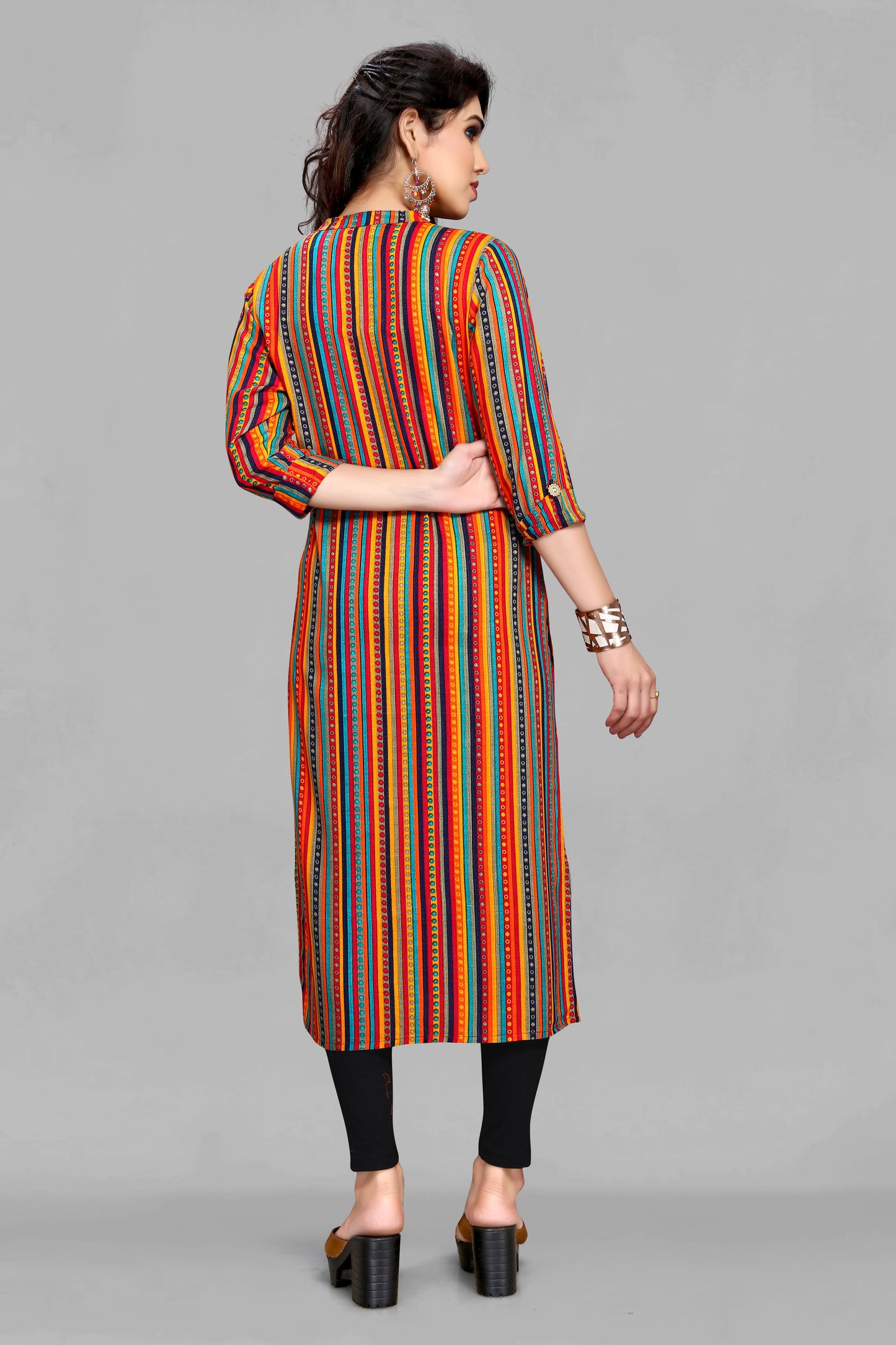 Multi Color Digital Print Kurti