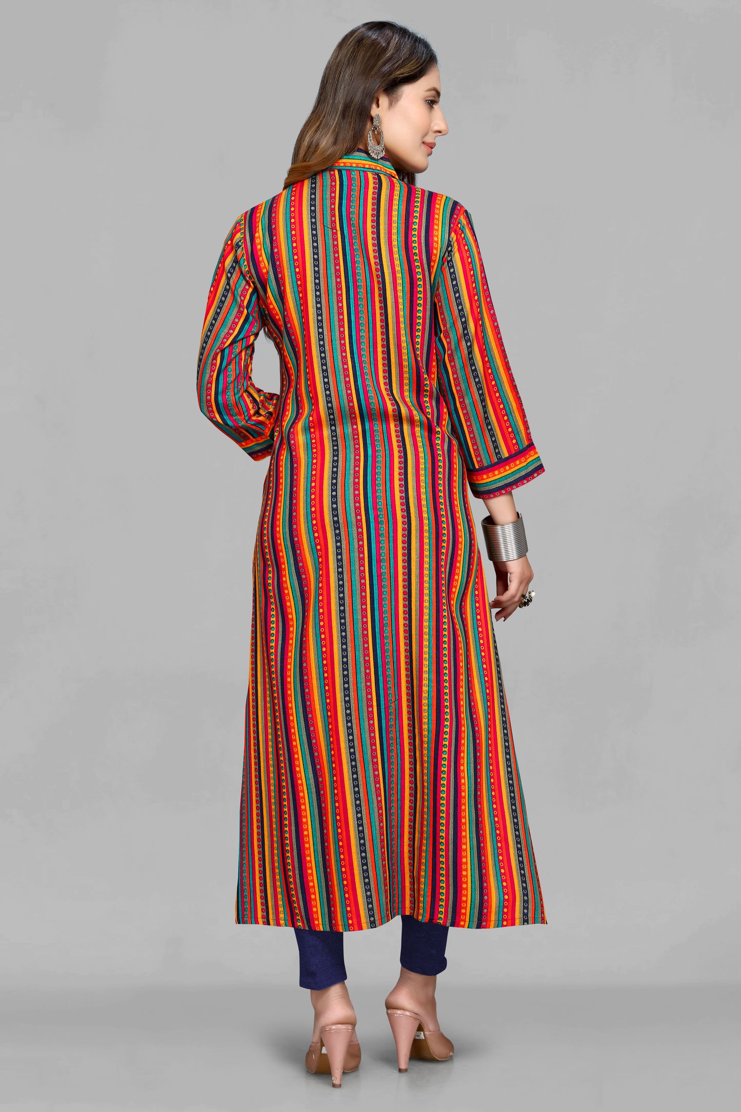 Striped Multi Color Kurti