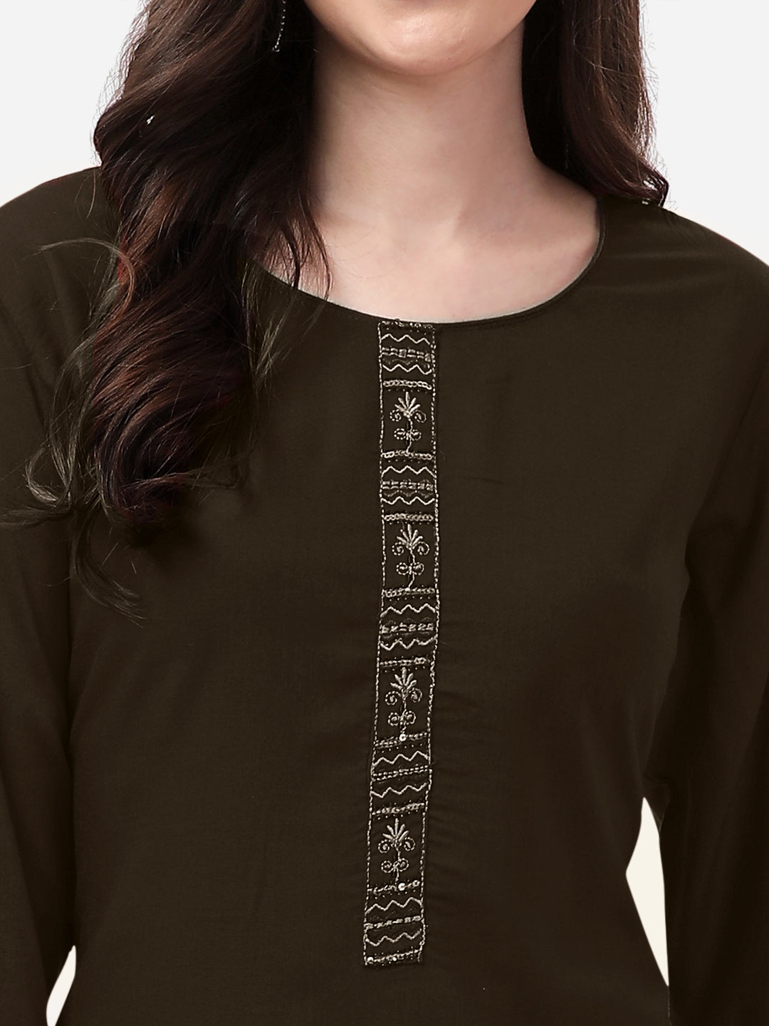 COFFEE COLOR KURTI