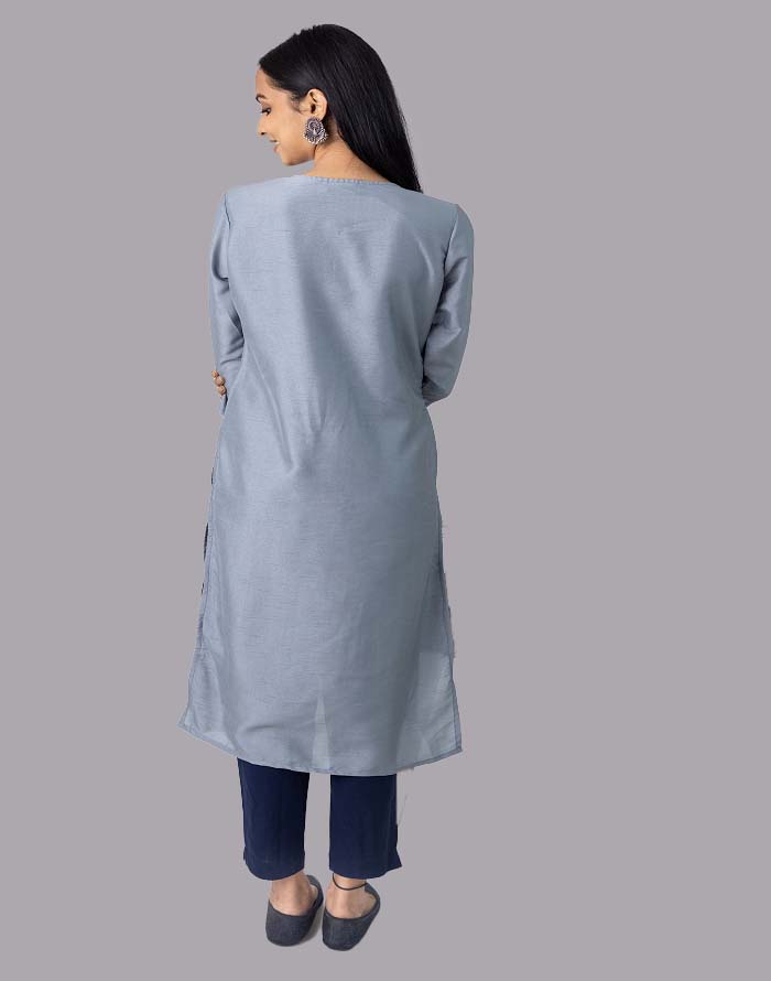 SEA BLUE KURTI