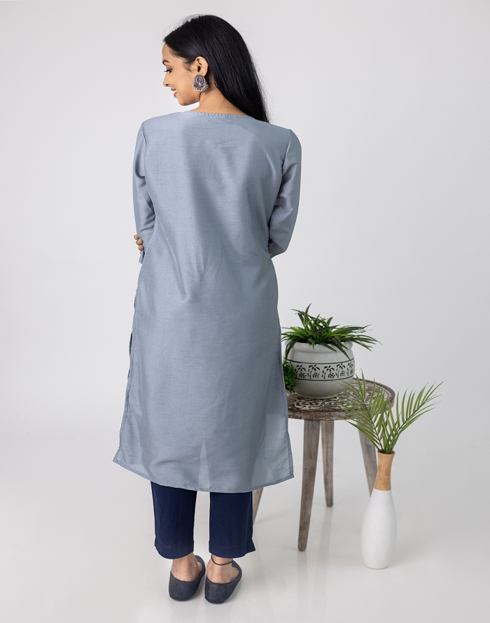 SEA BLUE KURTI