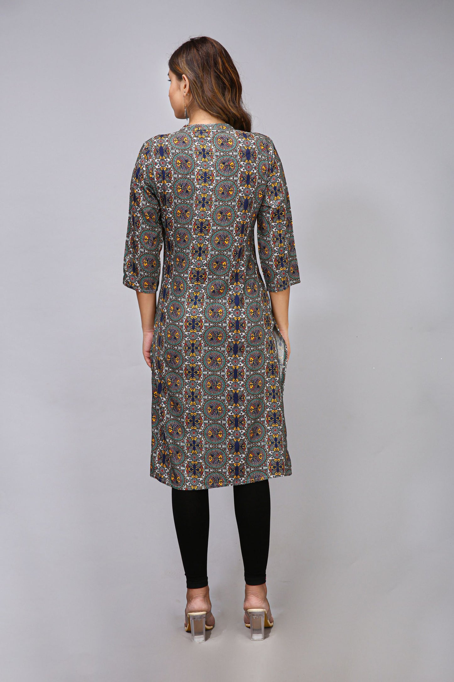 Black Color Printed Kurti