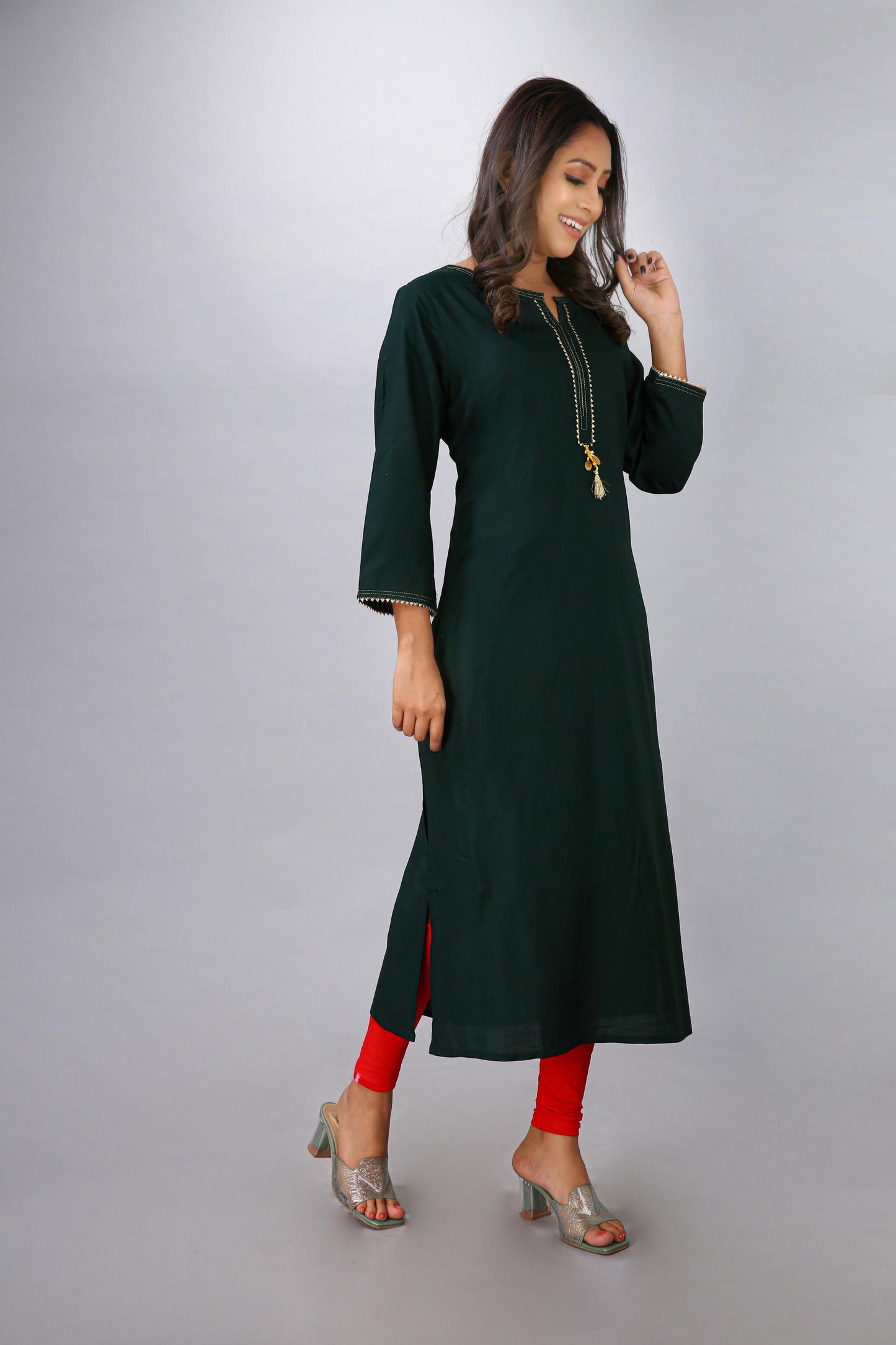 Green Kurti