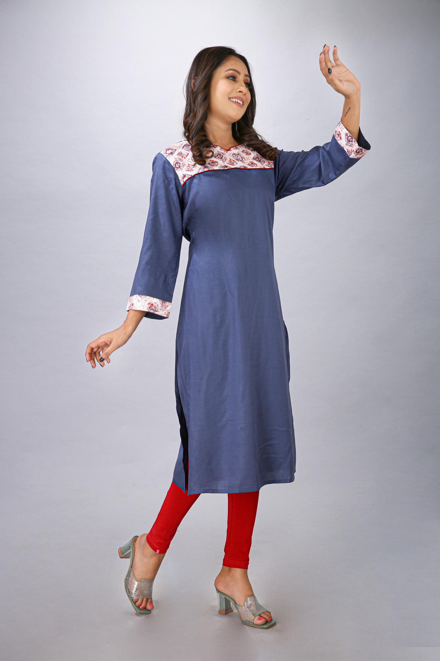 Blue Color Kurti