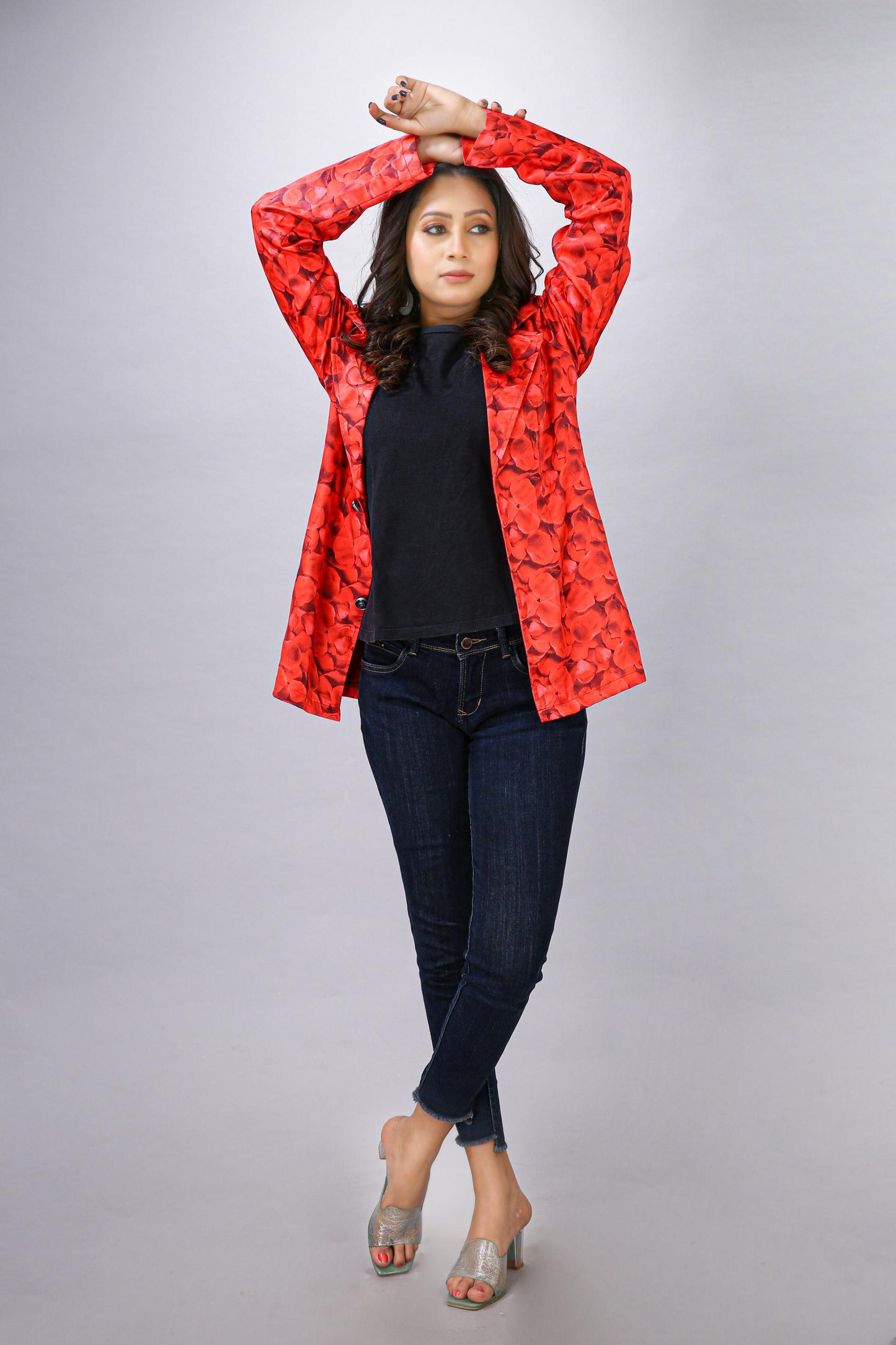 Red colour Blazer