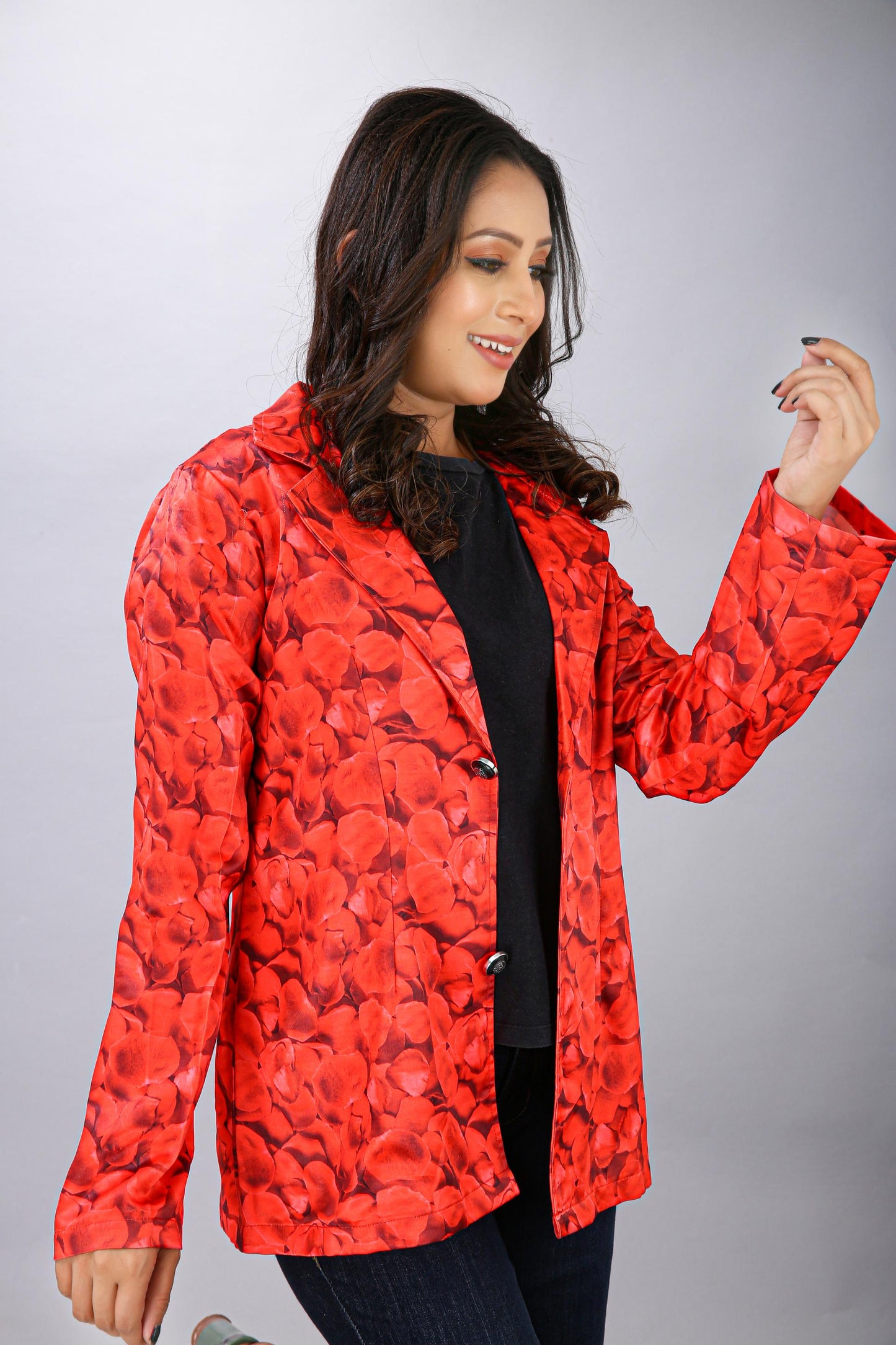 Red colour Blazer