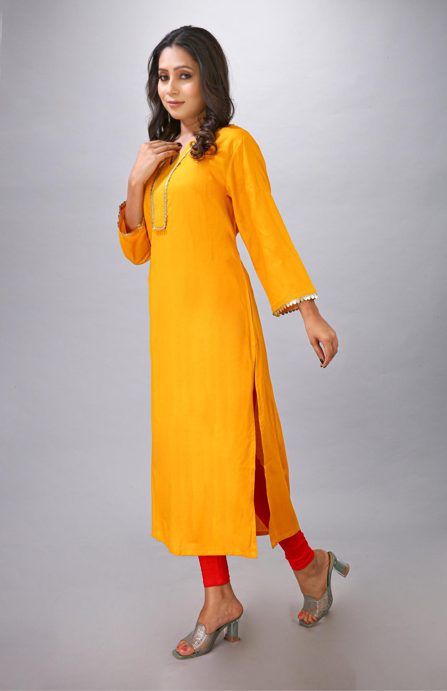 Mustard Kurti