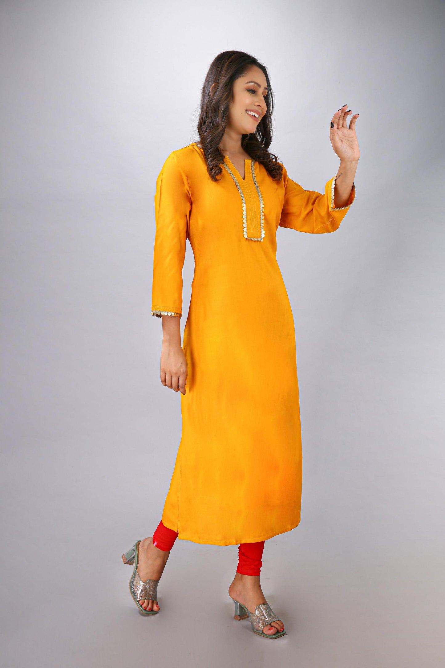 Mustard Kurti