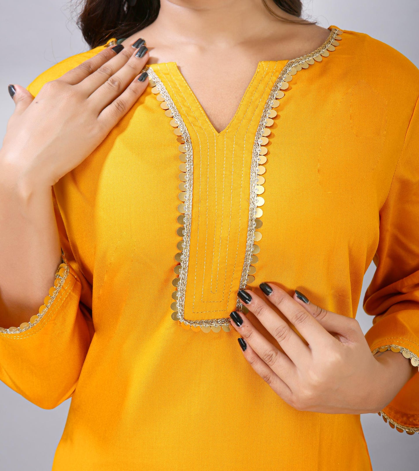 Mustard Kurti