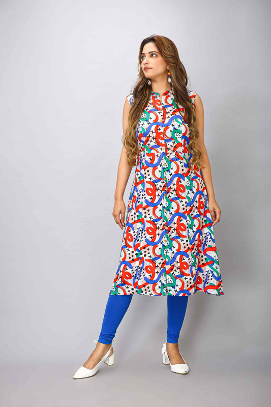 MULTI COLOUR KURTI