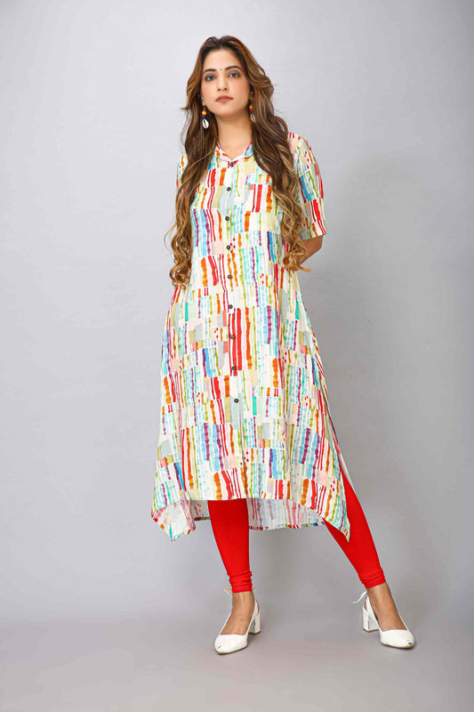 MULTI RAYON KURTI