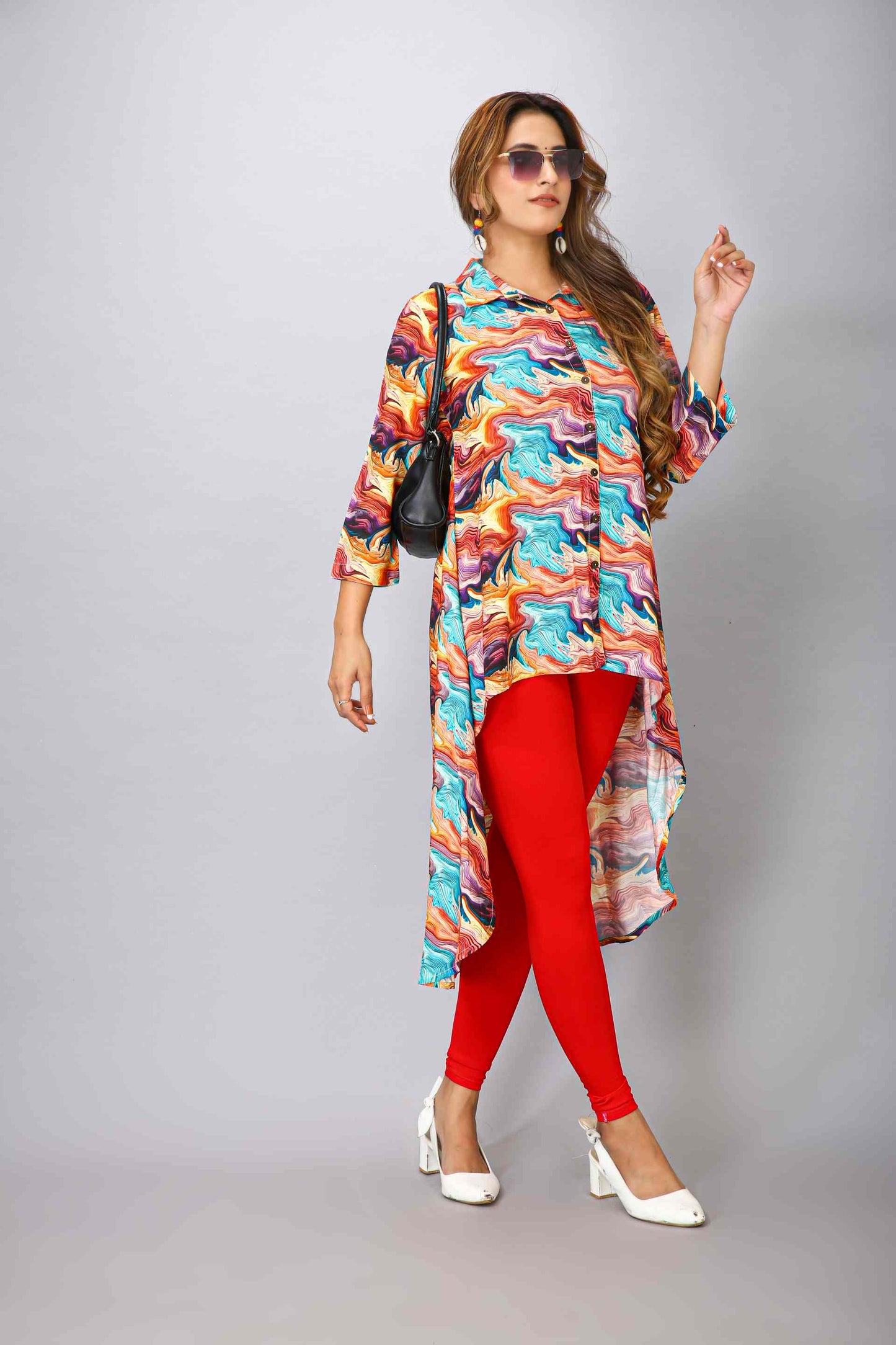 MULTI COLOUR FANCY KURTI