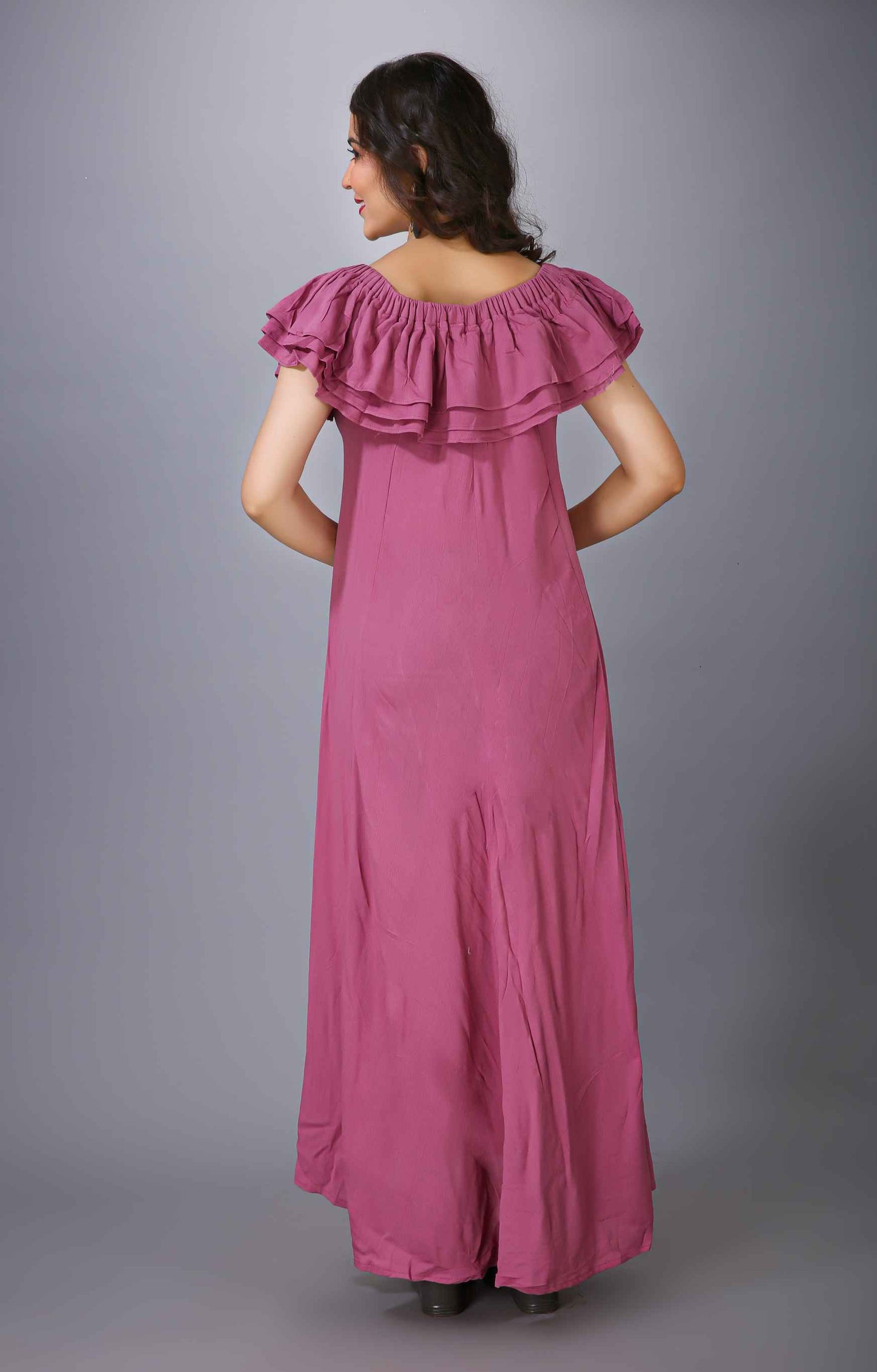 PINK GOWN STYLE DRESS