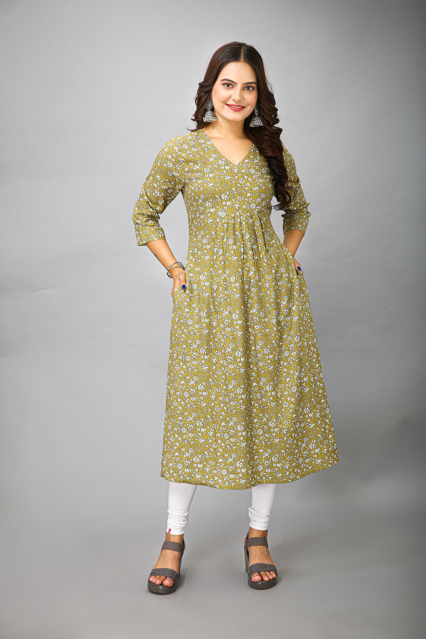 Yellow Color Kurti