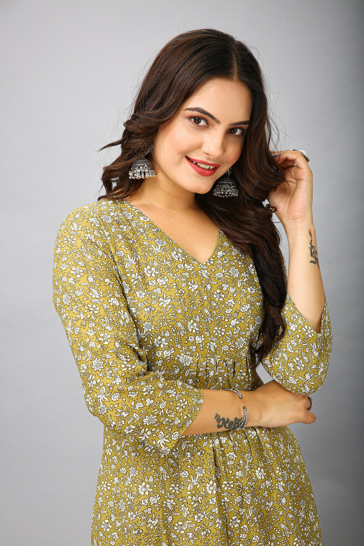 Yellow Color Kurti