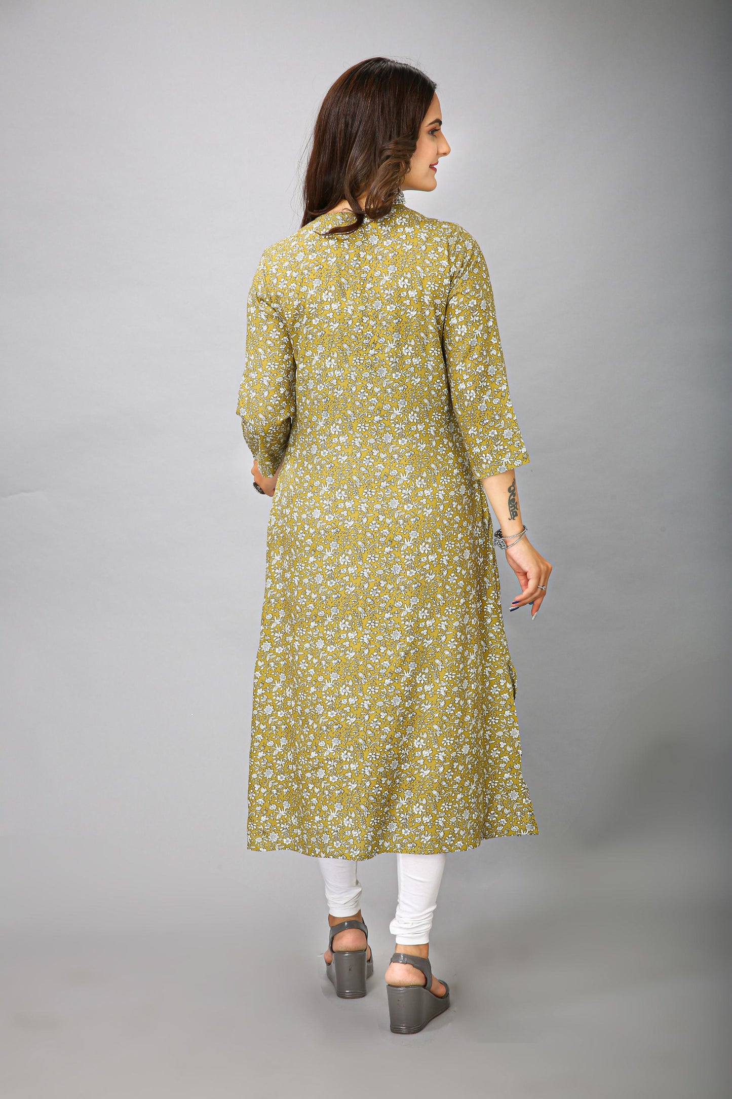 Yellow Color Kurti