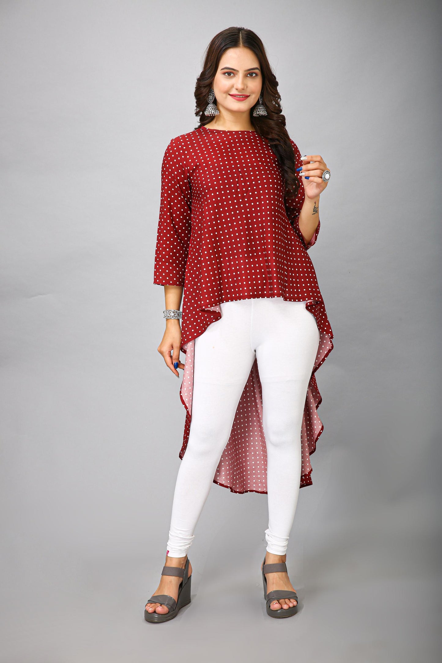 Maroon Color Kurti