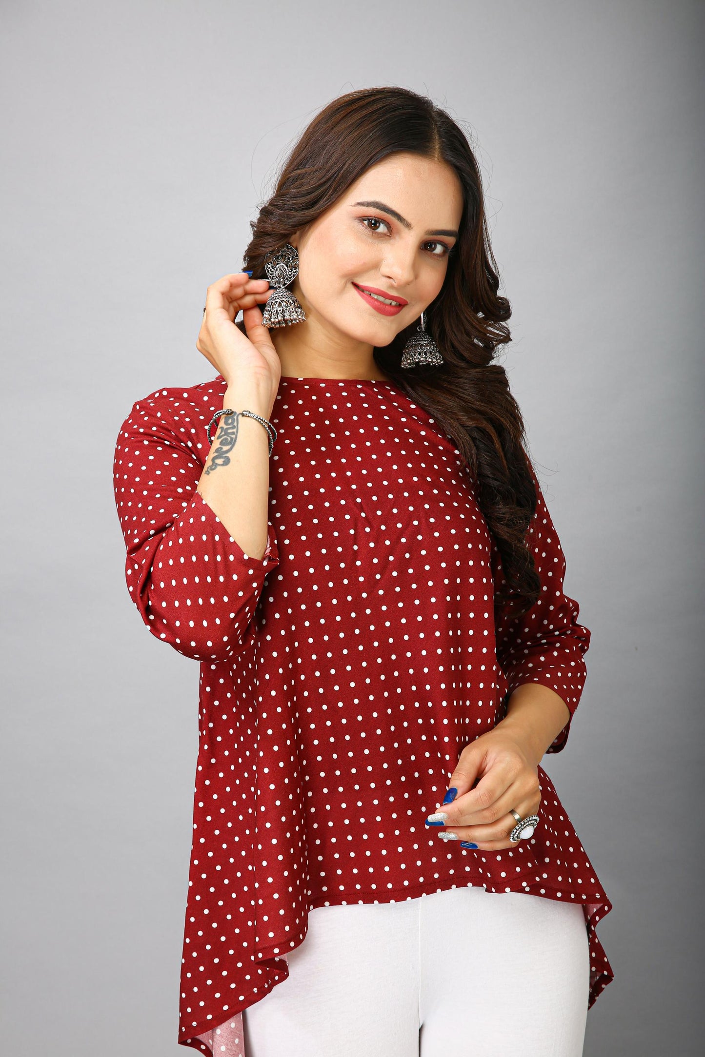 Maroon Color Kurti