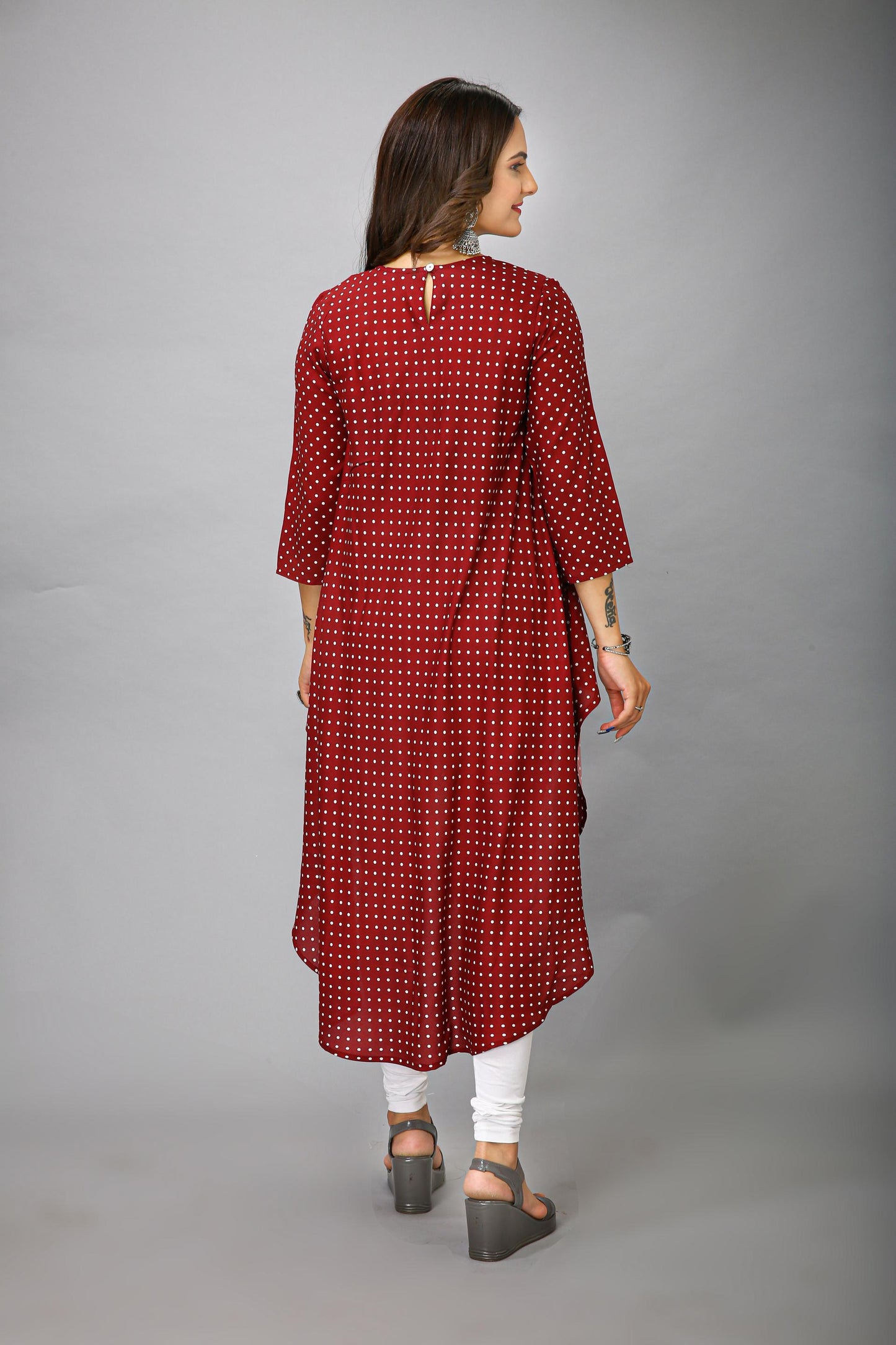 Maroon Color Kurti